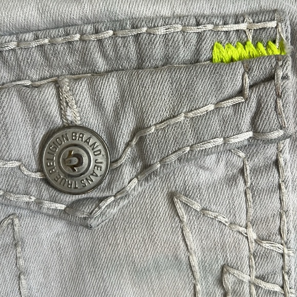 True Religion Jeans Ricky Relaxed Straight Leg Size 33 - Picture 12 of 13